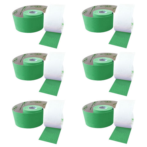 SFM ® Kinesiologische Tapes : cotton in Papierbox 5cmx5m grün (6)