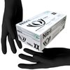 SFM ® BLACKLETS GRIP+ Nitrile examination gloves pf F-tex black